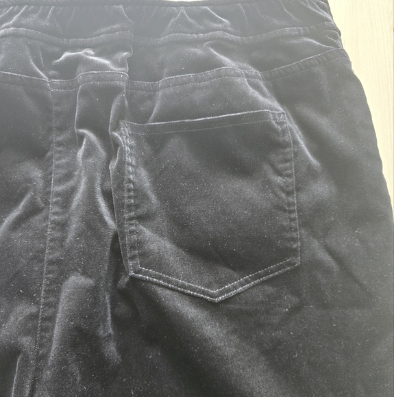 Eileen Fisher Woman Pull On Black Coudoury Pants 1X Straight Leg 36×30 - Picture 12 of 13
